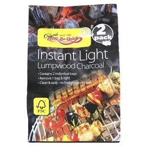 image of Bar-Be-Quick Instant Light Charcoal - 2pk