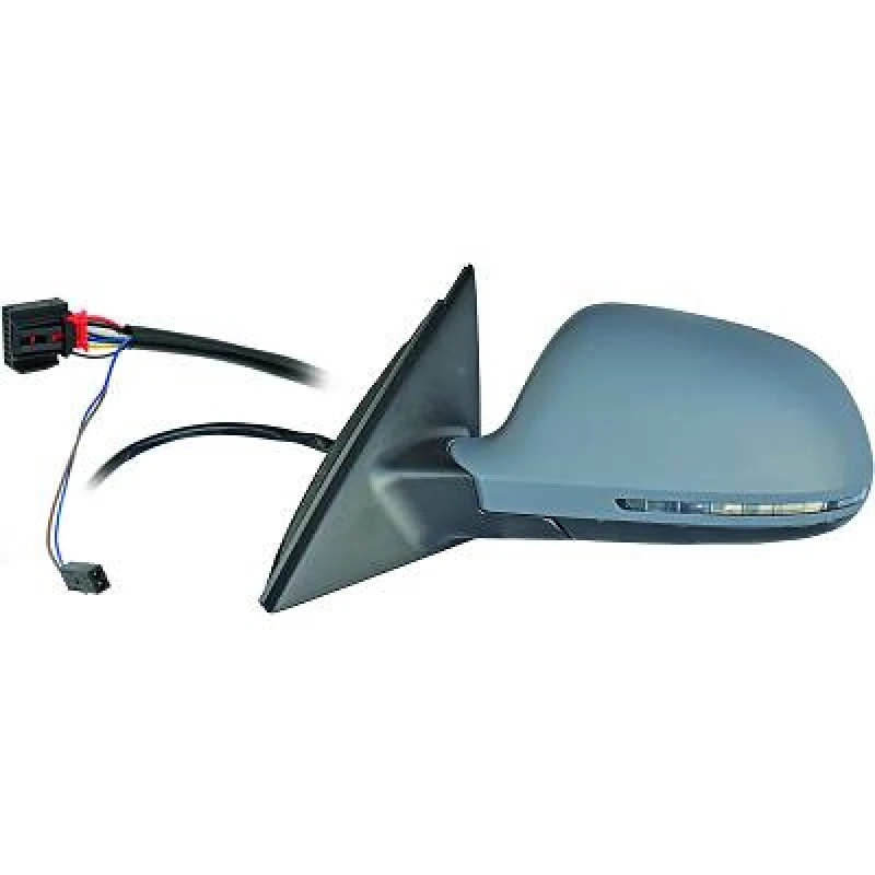Image of DIEDERICHS 1018325 Wing mirror Left, Complete Mirror, primed Outside Mirror (50)