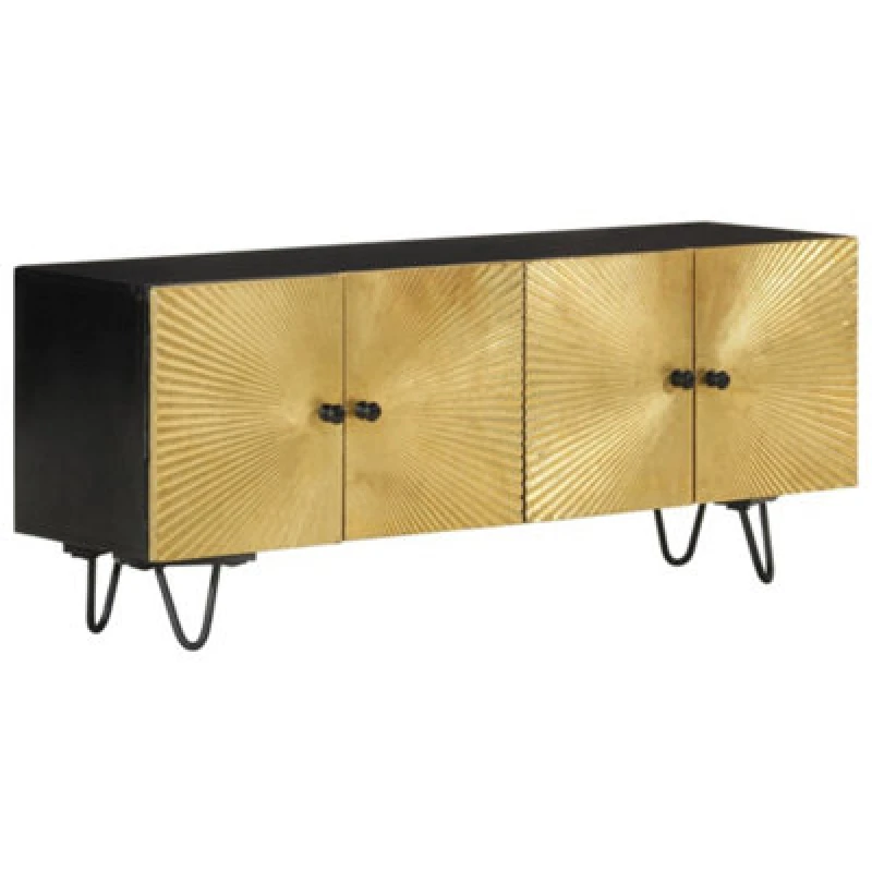 Image of Vidaxl TV Cabinet 110X30X45cm Solid Wood Mango