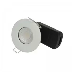 image of Collingwood Halers H2 Lite 500 LED Downlight With Terminal Block 60 Degree - Front Colour Switchable