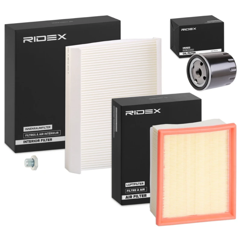 Image of RIDEX 4055F0274 Filter Set with air filter Filter Set (4055)