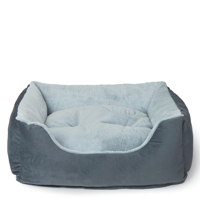 Image of Studio Plush Dog Bed Medium - Grey Grey One Size