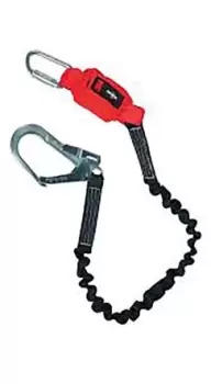 Image of Protecta Single Leg Shock Absorb Web Lanyard 2.0M