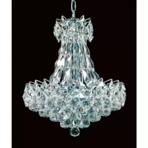 image of Impex Le Harve Shower Lead Crystal Ceiling Pendant