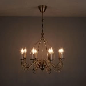 Image of Vas Birdcage Gold 8 Lamp Pendant ceiling light