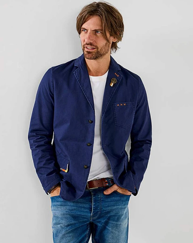 Image of Joe Browns Joe Browns Full of Personality Blazer Navy - Joe Browns - Size: 48 Navy Male 48 JB03406