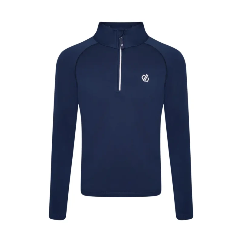 Image of Dare 2b Boys Consist II Core Stretch Half Zip Ski Sweater 9-10 Years - 27' Chest (69cm) MoonLight Denim DKL369-ZV7-9