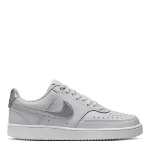 Image of Nike Court Vision Low Next Nature Womens Shoes - Grey