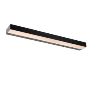 Image of Lucide Alexa 8W LED Over Mirror Light - Black