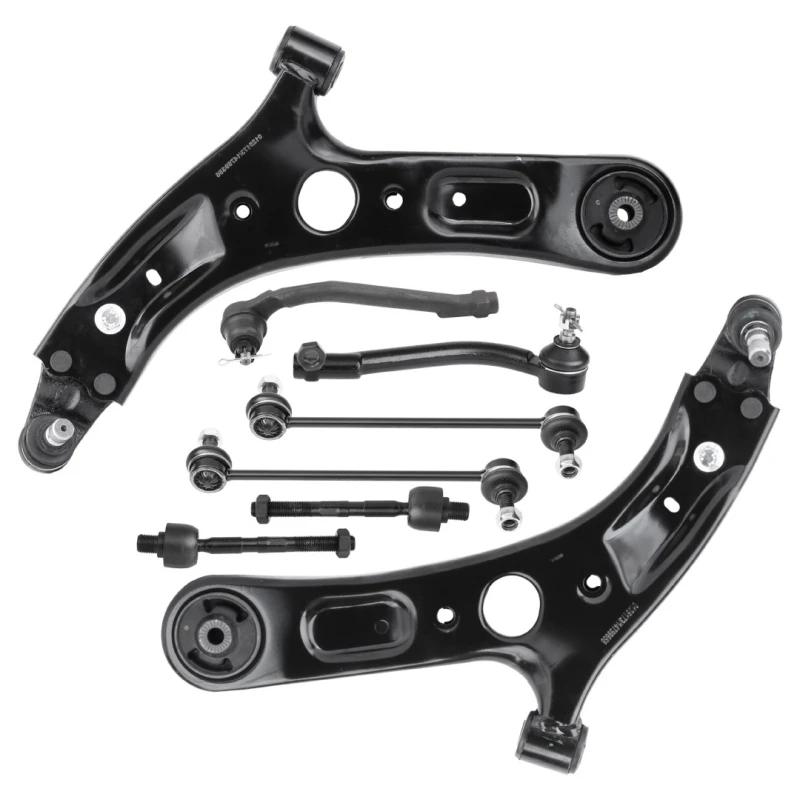 Image of RIDEX 772S1131 Control arm repair kit with coupling rod, Front Axle Right, Control Arm Sheet Steel Suspension Kit (772)