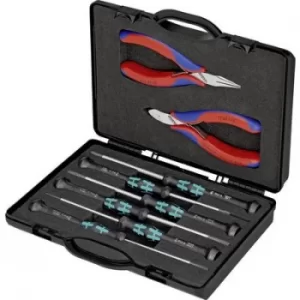 Image of Knipex 00 20 18 Electrical contractors Tool kit Case 8 Piece
