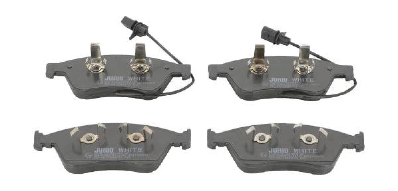 Image of JURID 573207JC Brake pad set incl. wear warning contact, PREMIER Ceramic Brake Pad Set,disc brake (402)