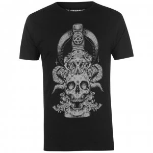 image of Jilted Generation Printed T Shirt Mens - Lucifer