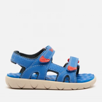Image of Timberland Toddlers Perkins Row 2-Strap Sandals - Bright Blue - UK 8.5 Toddler
