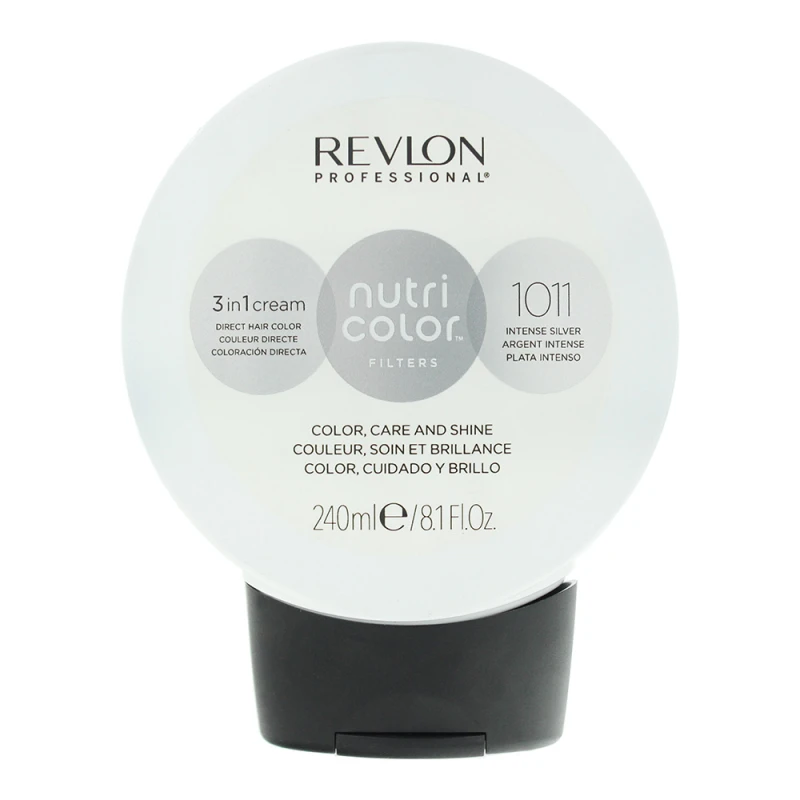 Image of Revlon Nutri Color Filters 1011 Intense Silver 3 In 1 Hair Cream 240ml