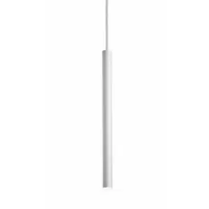 image of Zumaline Loya Integrated LED Pendant Ceiling Light, White, 450lm, 3000K