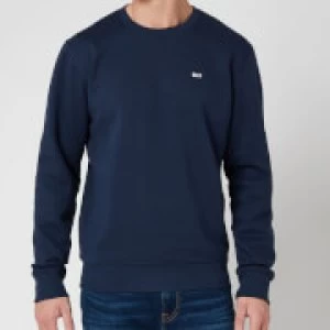 Image of Tommy Jeans Mens Regular Fleece Crewneck Sweatshirt - Twilight Navy - L