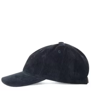 Image of Norse Projects Wide Wale Corduroy Sports Cap Dark Navy