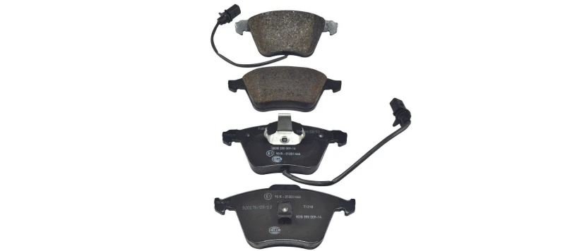 Image of HELLA Brake pad set HELLA 8DB 355 009-141