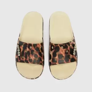 Image of Crocs Black & Brown Classic Slide Sandals