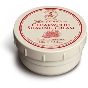 image of Taylor of Old Bond Street Shaving Cream Bowl - Cedarwood (150g)