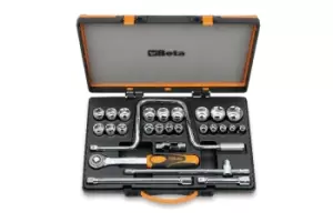 Image of Beta Tools 920A/C21 27pc 1/2" Sq Dr Hex Socket & Accessory Set 009200952