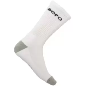 image of Aero Cricket Socks, size 2-5, 3 pk. - White