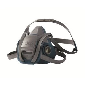 image of 3M 6500 Series 6501QL Reusable Half Face Mask Small GreyTeal