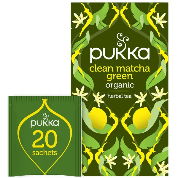 image of Pukka Clean Matcha Green Tea 20 Sachet