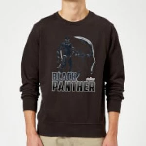 Image of Avengers Black Panther Sweatshirt - Black