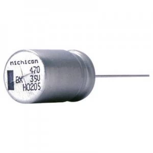 Image of Nichicon UBX1V101MPL Electrolytic capacitor Radial lead 5mm 100 35 V 20 x L 10 mm x 20 mm