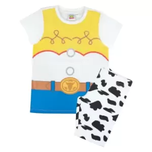 Image of Toy Story Childrens/Girls Jessie Costume Pyjamas (11-12 Years) (Multicoloured)