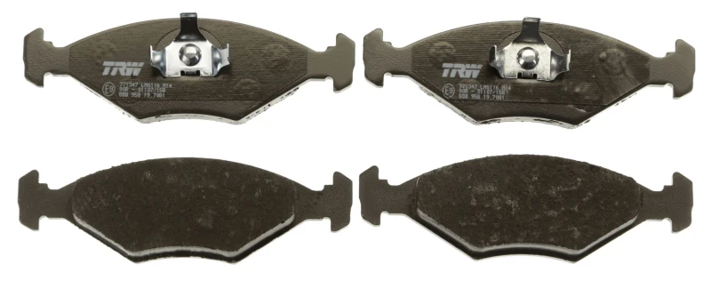 Image of TRW GDB958 Brake pad set not prepared for wear warning indicator Brake Pad Set,disc brake (402)
