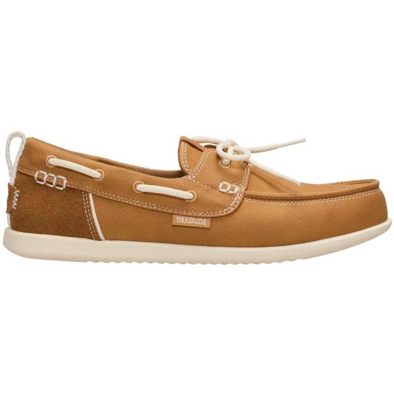 Image of Hey Dude Womens boat shoes Hey Dude Harbor Breeze Lo Marron Female 36