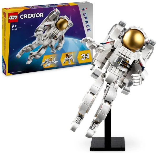 Image of LEGO Creator 3in1 Space Astronaut Figure Toy with Dog 31152