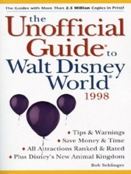 Image of The Unofficial Guide to Walt Disney World 1998 by Frommer Paperback