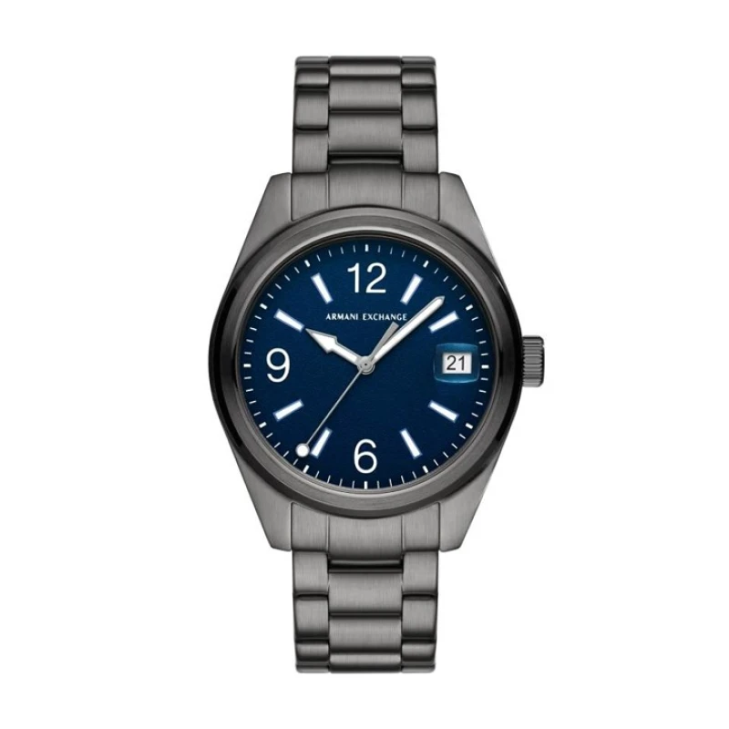 Image of Armani Exchange AX1421 Gun IP Bracelet Watch - W65444