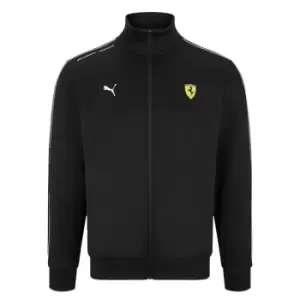 Image of 2022 Ferrari Mens Track Jacket (Black)
