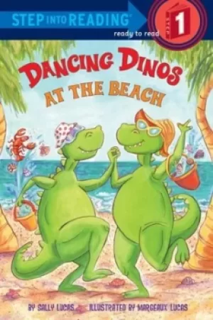 Image of Dancing dinos at the beach by Sally Lucas