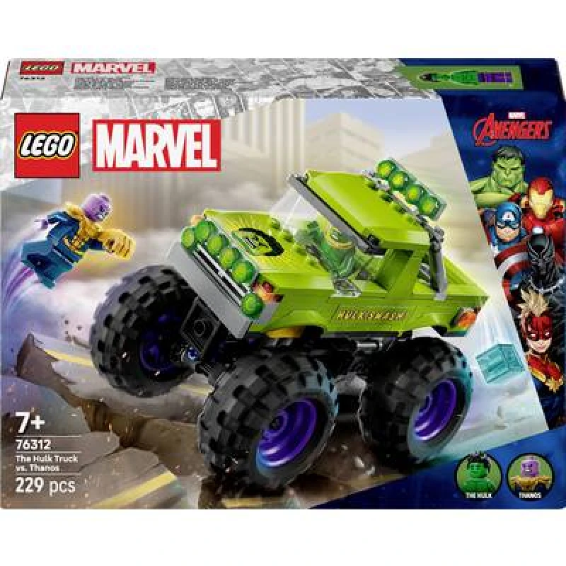 Image of LEGO Marvel Super Heroes 76312 LEGO MARVEL SUPER HEROES HULK-truck vs. Thanos 76312