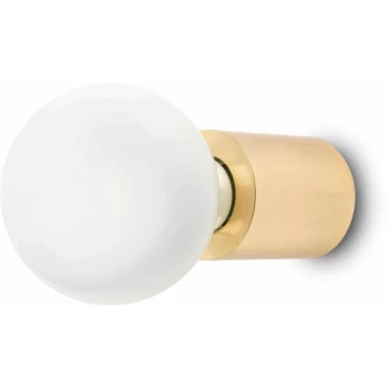 Image of Faro Ten - 1 Light Indoor Candle Wall / Ceiling Light Copper, E27