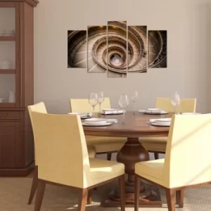 Image of 5MX-46 Multicolor Decorative MDF Painting (5 Pieces)
