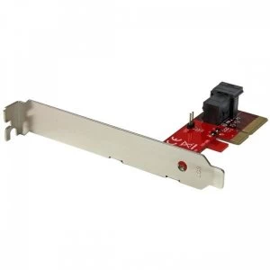 Image of StarTech x4 PCI Express to SFF-8643 Adapter for PCIe NVMe U.2 SSD