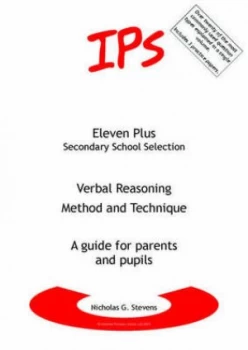 Image of Verbal Reasoning - Method and Technique by Nicholas Geoffrey Stevens Paperback