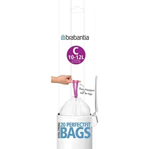 Brabantia PerfectFit 12 Litre Size C Bin Liners - Pack of 20