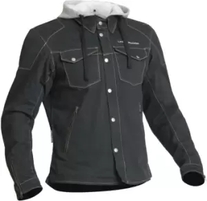 Image of Lindstrands Bjurs Motorcycle Textile Jacket, black-grey, Size 50, black-grey, Size 50