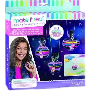 image of Make It Real Dream Glow Terrarium Activity Set