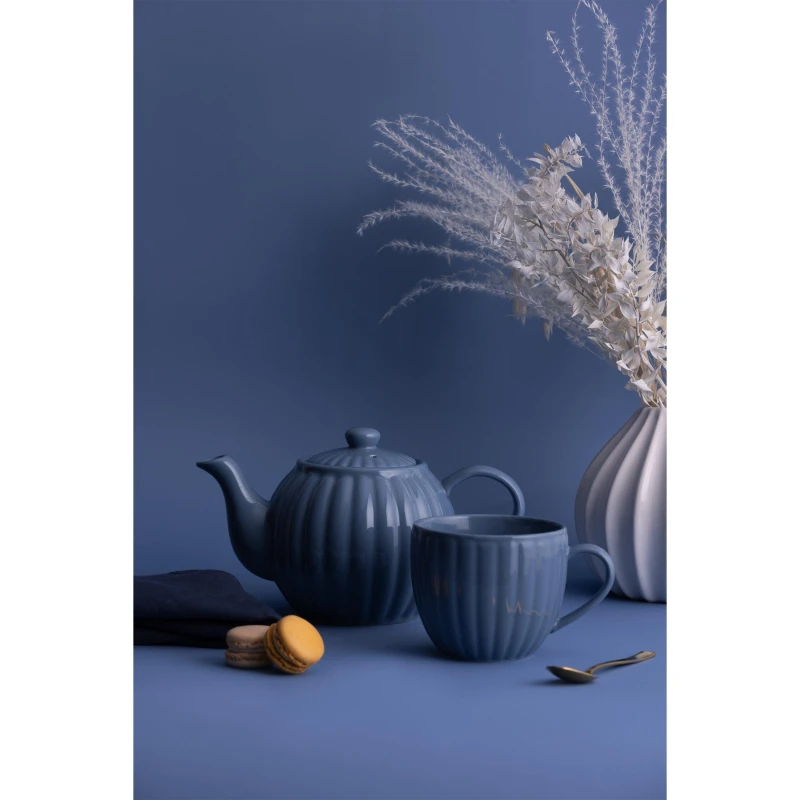 Image of PRICE & KENSINGTON Set of 2 Luxe Oversized Mugs blue ONE SIZE