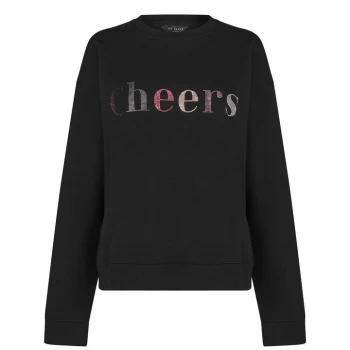 Image of Ted Baker Zarah Cheers Sweater - Black