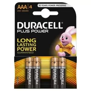 Image of Duracell AAA Batteries PK4 16521BA